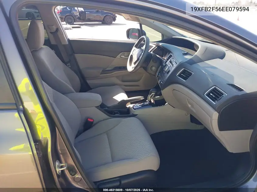 2014 HONDA CIVIC VIN 19XFB2F56EE079594 — фото 5