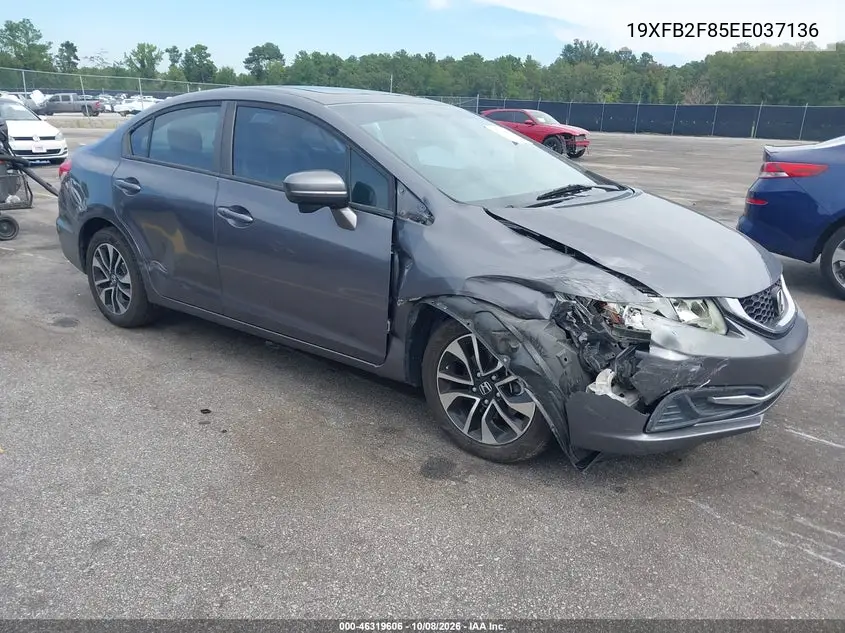 HONDA CIVIC 2014, VIN 19XFB2F85EE037136