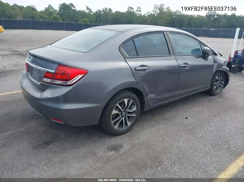2014 HONDA CIVIC VIN 19XFB2F85EE037136 — фото 4