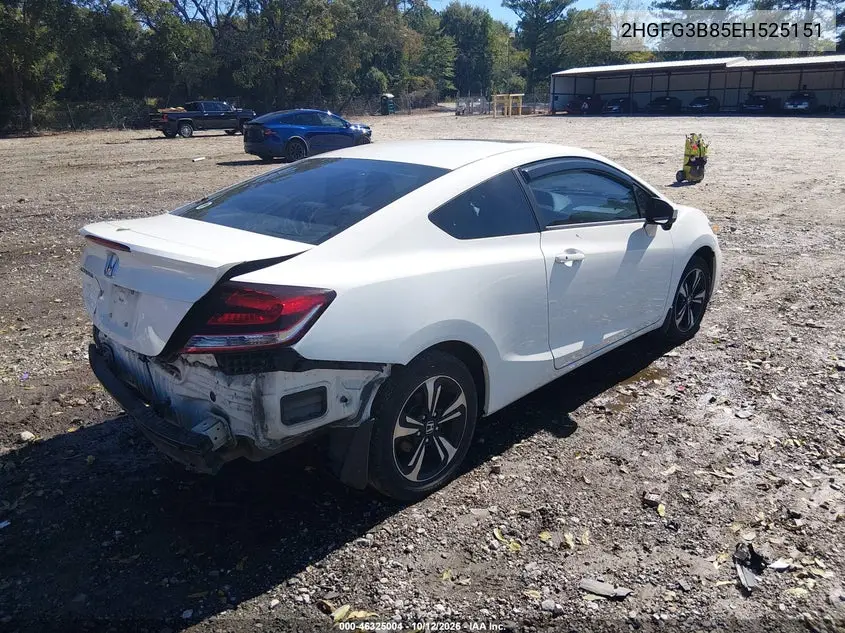2014 HONDA CIVIC VIN 2HGFG3B85EH525151 — фото 4