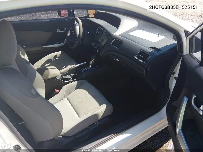 2014 HONDA CIVIC VIN 2HGFG3B85EH525151 — фото 5