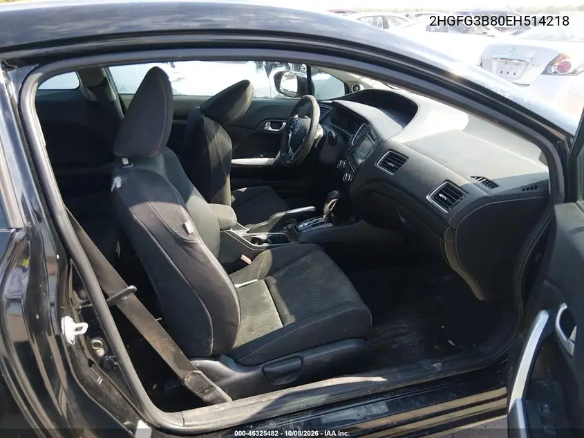 2014 HONDA CIVIC VIN 2HGFG3B80EH514218 — фото 5