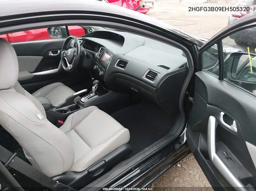 2014 HONDA CIVIC VIN 2HGFG3B09EH505320 — фото 5