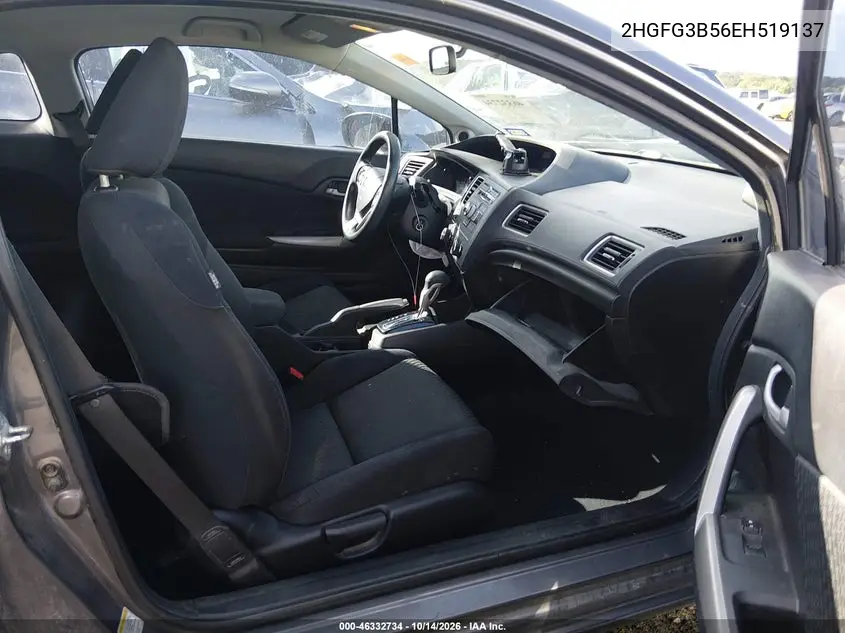 2014 HONDA CIVIC VIN 2HGFG3B56EH519137 — фото 5