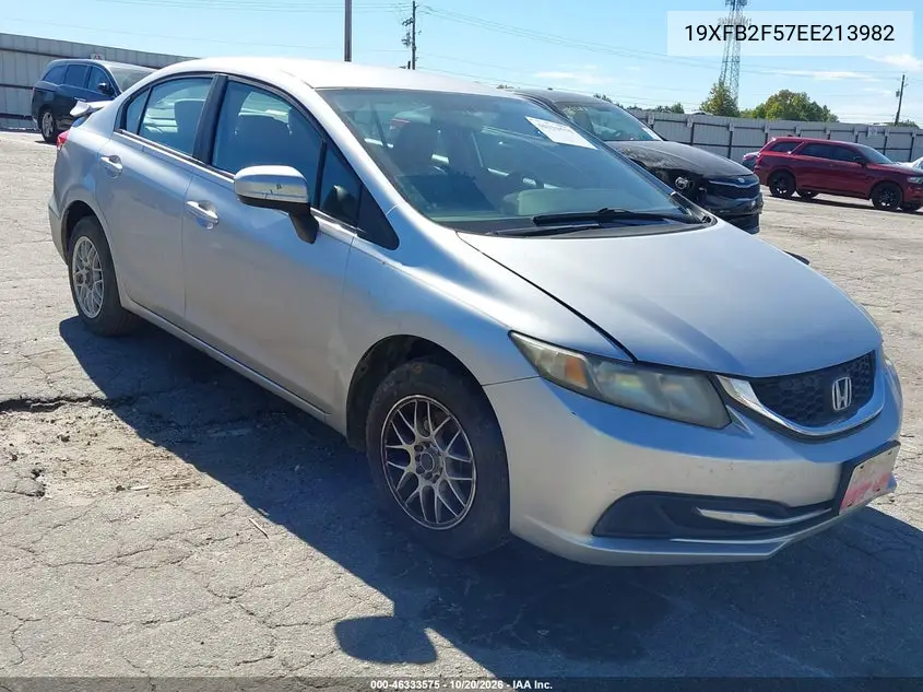 HONDA CIVIC 2014, VIN 19XFB2F57EE213982