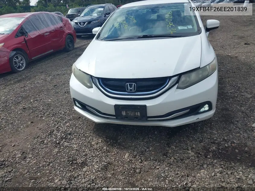 2014 HONDA CIVIC VIN 19XFB4F26EE201839 — фото 12