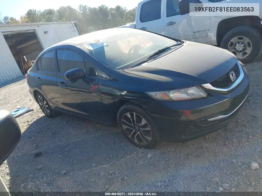 HONDA CIVIC 2014, VIN 19XFB2F81EE083563