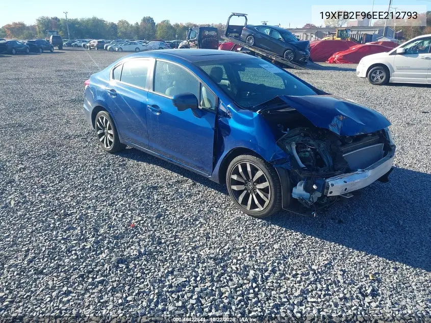 HONDA CIVIC 2014, VIN 19XFB2F96EE212793