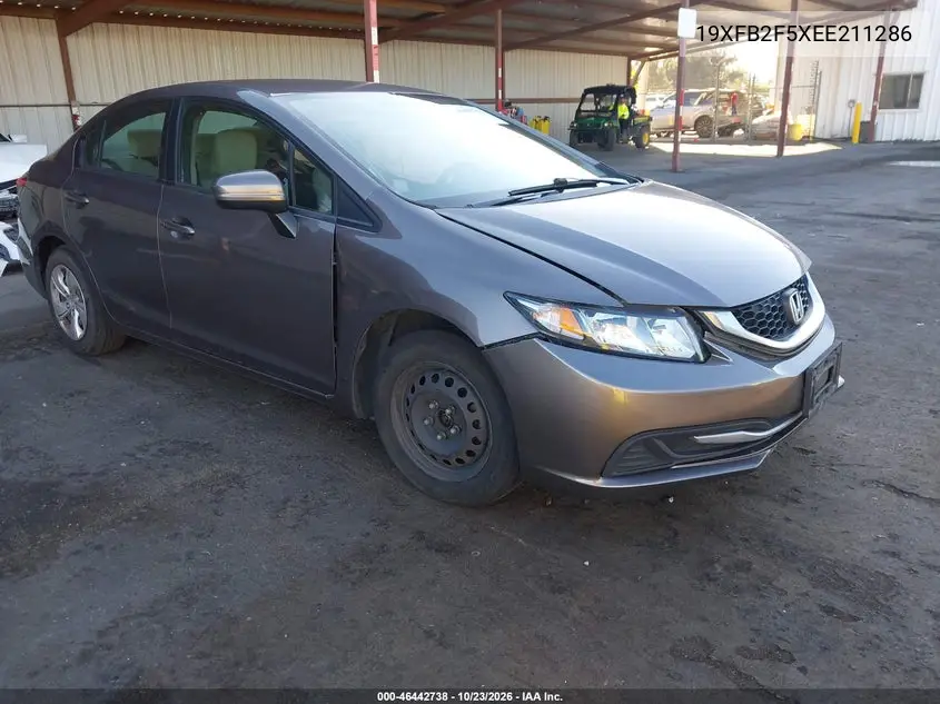 HONDA CIVIC 2014, VIN 19XFB2F5XEE211286