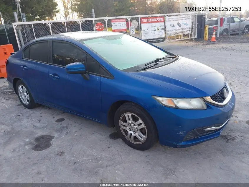 HONDA CIVIC 2014, VIN 19XFB2F55EE257253