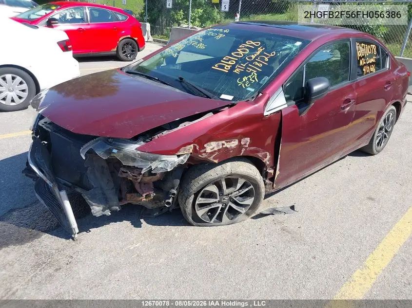 2015 HONDA CIVIC VIN 2HGFB2F56FH056386 — фото 21