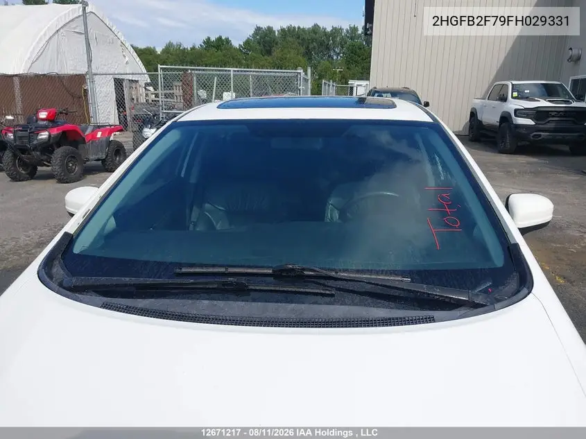2015 HONDA CIVIC VIN 2HGFB2F79FH029331 — фото 18