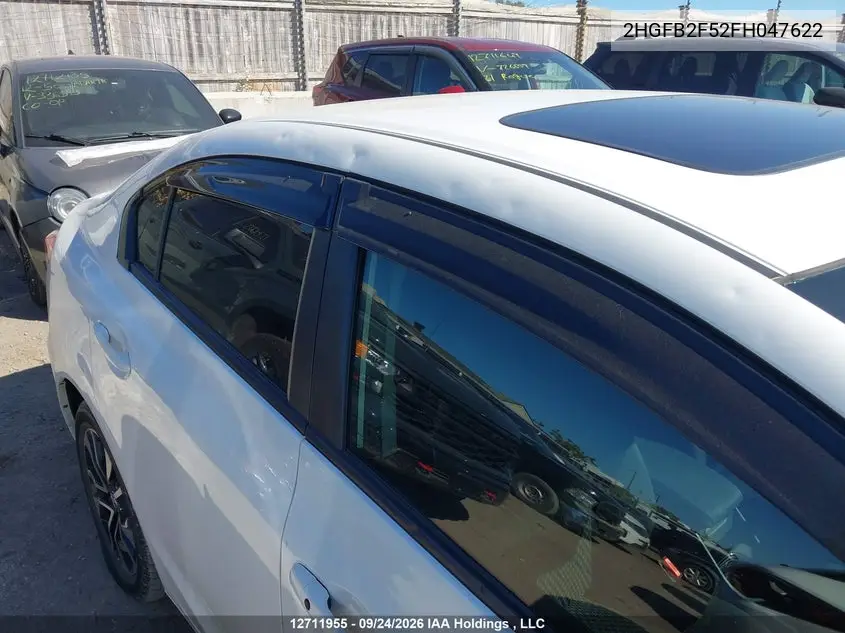 2015 HONDA CIVIC VIN 2HGFB2F52FH047622 — фото 19