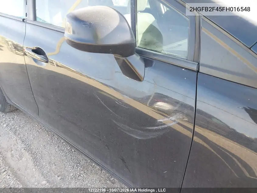 2015 HONDA CIVIC VIN 2HGFB2F45FH016548 — фото 21