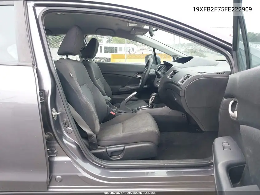 2015 HONDA CIVIC VIN 19XFB2F75FE222909 — фото 5