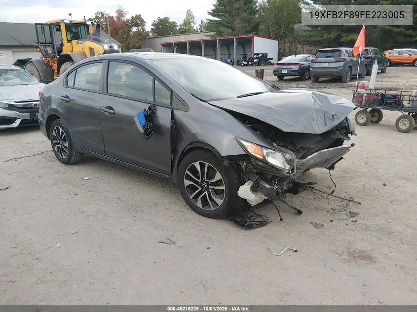 HONDA CIVIC 2015, VIN 19XFB2F89FE223005