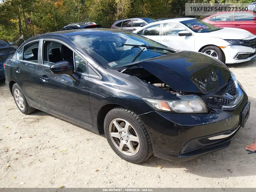 HONDA CIVIC 2015, VIN 19XFB2F54FE273560