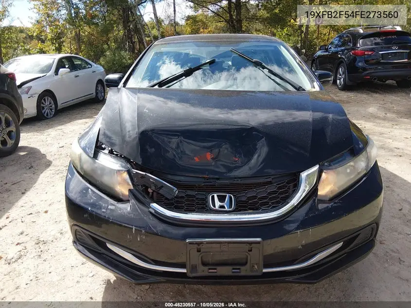 2015 HONDA CIVIC VIN 19XFB2F54FE273560 — фото 12