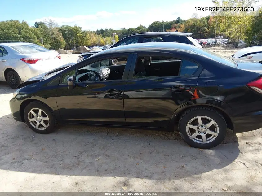 2015 HONDA CIVIC VIN 19XFB2F54FE273560 — фото 14
