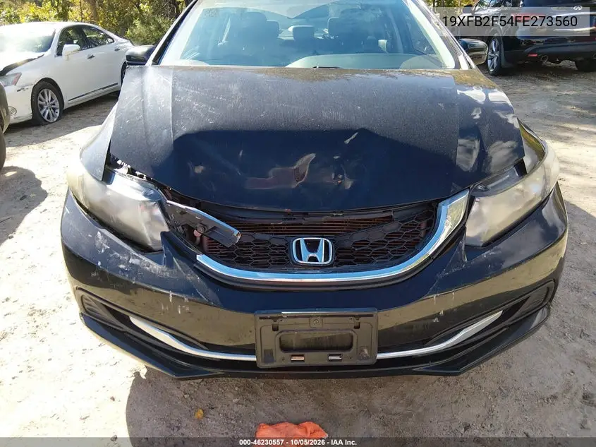 2015 HONDA CIVIC VIN 19XFB2F54FE273560 — фото 6