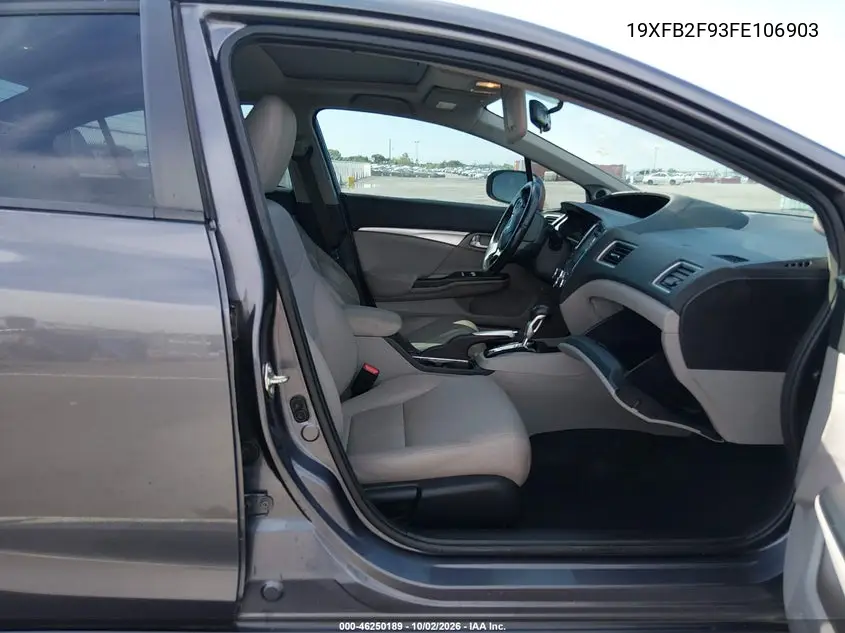 2015 HONDA CIVIC VIN 19XFB2F93FE106903 — фото 5