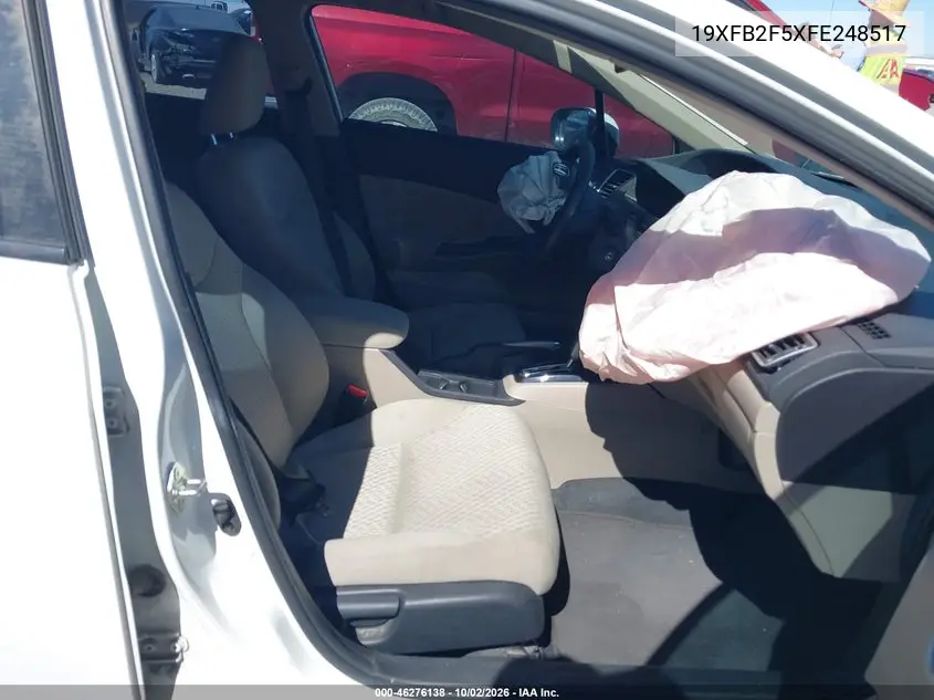2015 HONDA CIVIC VIN 19XFB2F5XFE248517 — фото 5