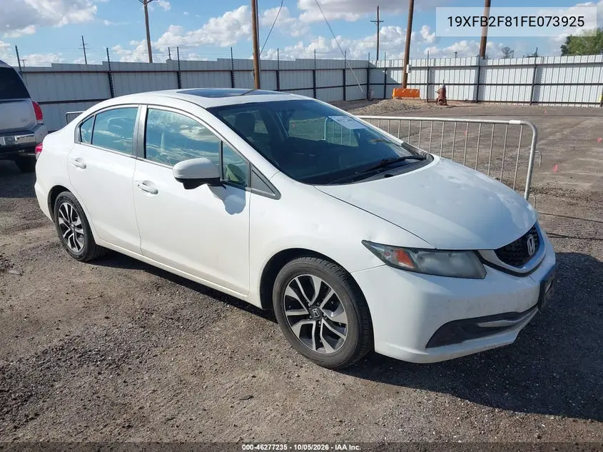 HONDA CIVIC 2015, VIN 19XFB2F81FE073925