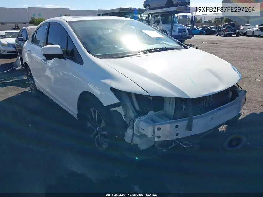 HONDA CIVIC 2015, VIN 19XFB2F87FE297264