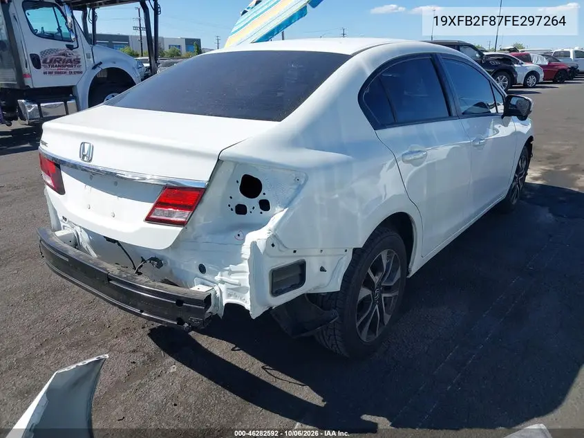 2015 HONDA CIVIC VIN 19XFB2F87FE297264 — фото 4