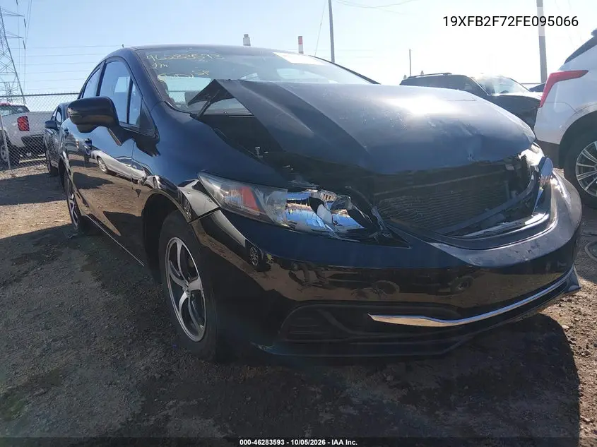 HONDA CIVIC 2015, VIN 19XFB2F72FE095066