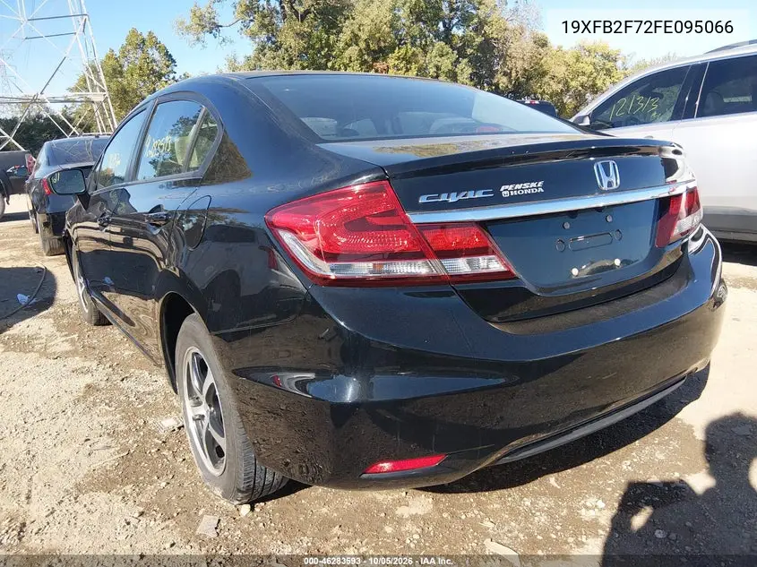 2015 HONDA CIVIC VIN 19XFB2F72FE095066 — фото 3