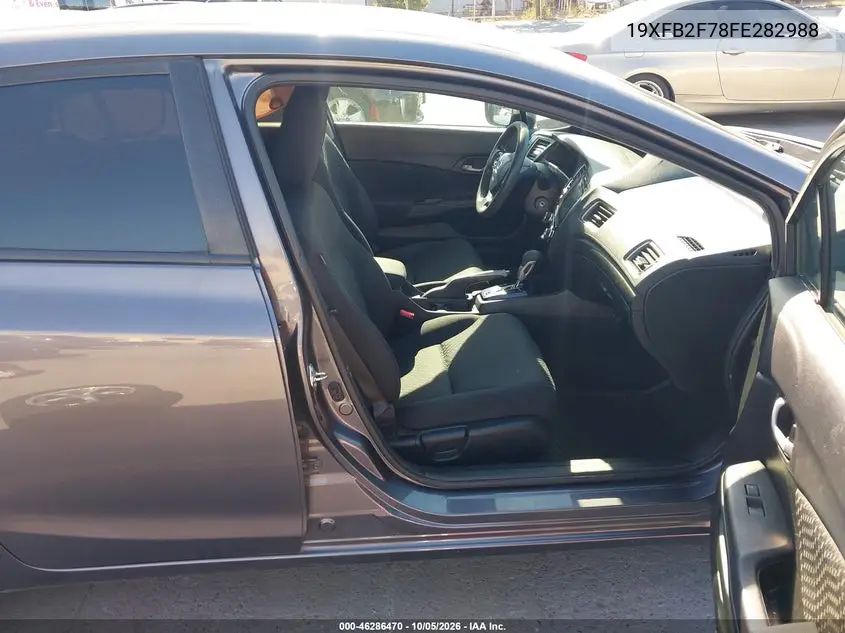 2015 HONDA CIVIC VIN 19XFB2F78FE282988 — фото 5