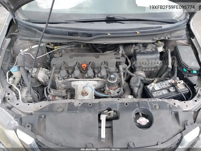 2015 HONDA CIVIC VIN 19XFB2F59FE095774 — фото 10