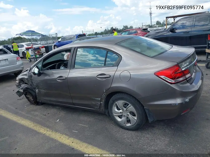 2015 HONDA CIVIC VIN 19XFB2F59FE095774 — фото 15