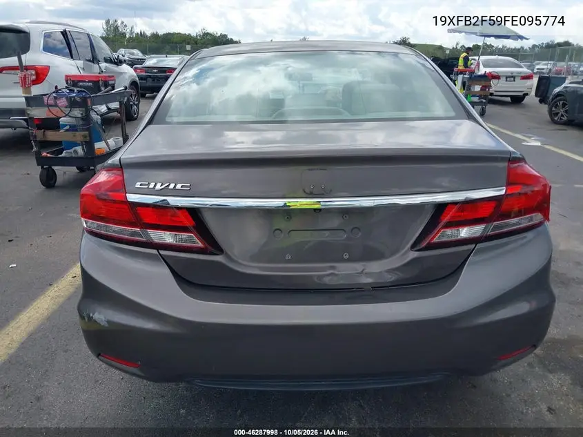 2015 HONDA CIVIC VIN 19XFB2F59FE095774 — фото 17