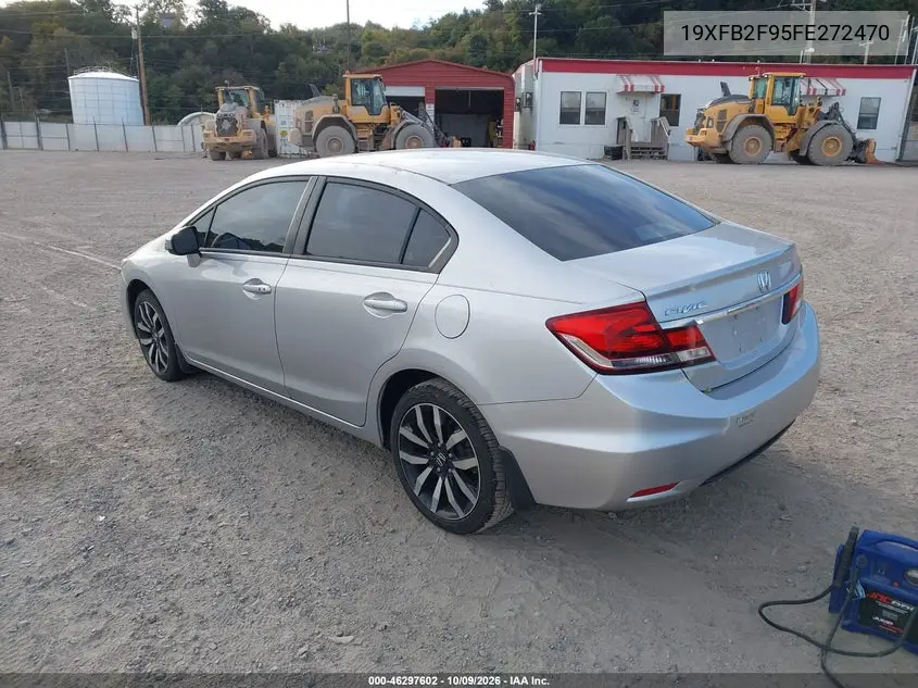 2015 HONDA CIVIC VIN 19XFB2F95FE272470 — фото 3