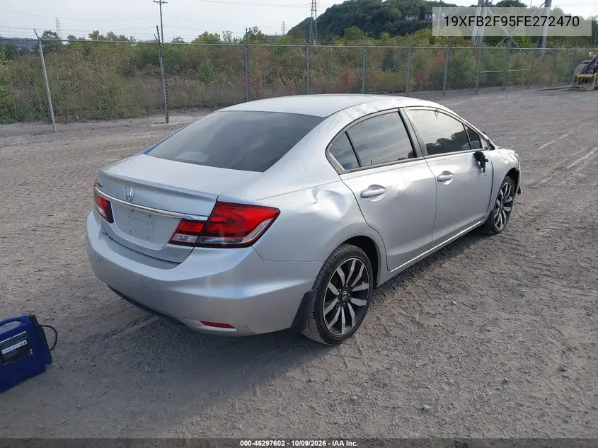 2015 HONDA CIVIC VIN 19XFB2F95FE272470 — фото 4