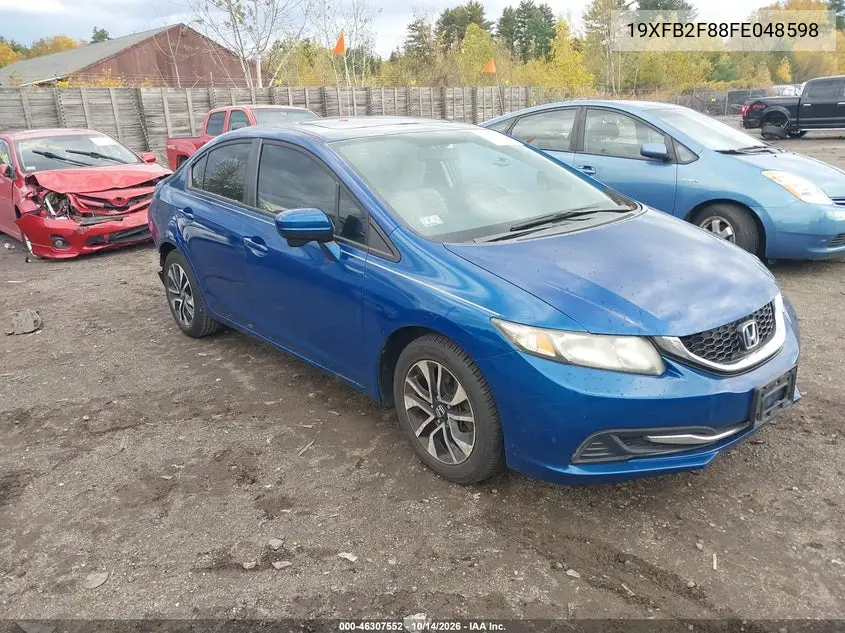 HONDA CIVIC 2015, VIN 19XFB2F88FE048598
