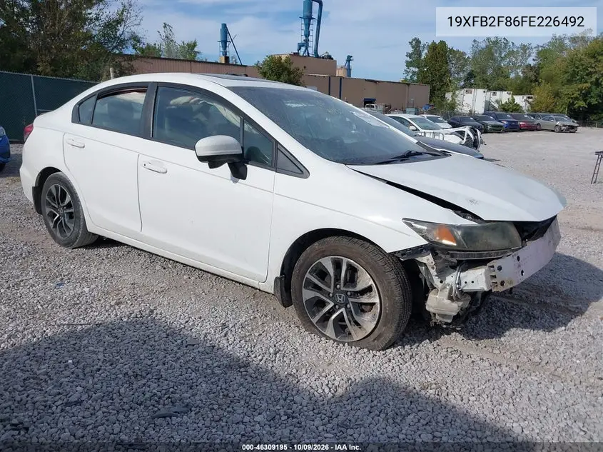 HONDA CIVIC 2015, VIN 19XFB2F86FE226492