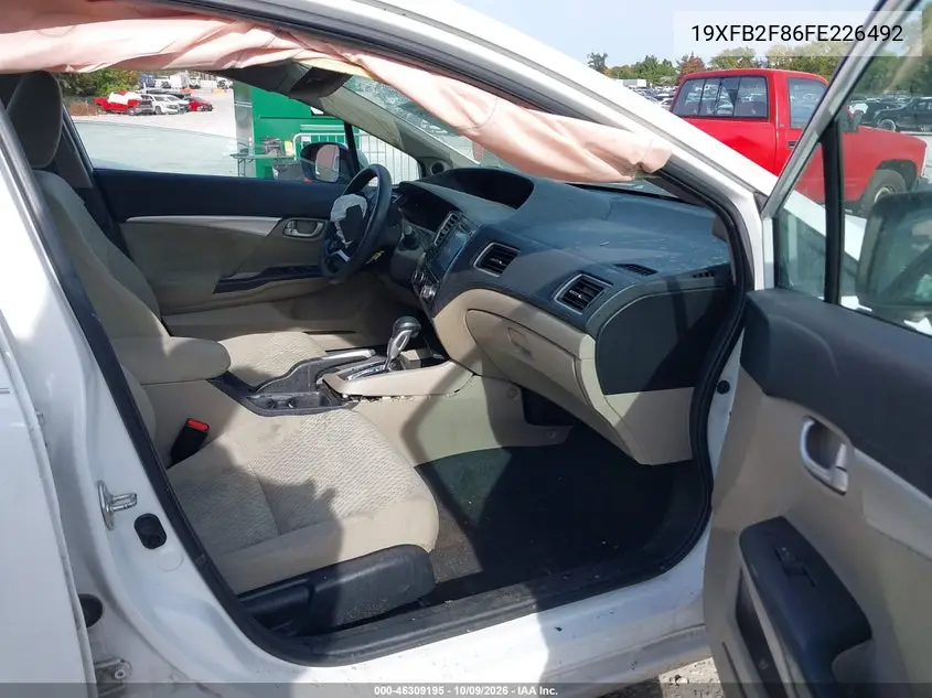 2015 HONDA CIVIC VIN 19XFB2F86FE226492 — фото 5