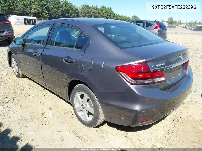 2015 HONDA CIVIC VIN 19XFB2F5XFE232396 — фото 3