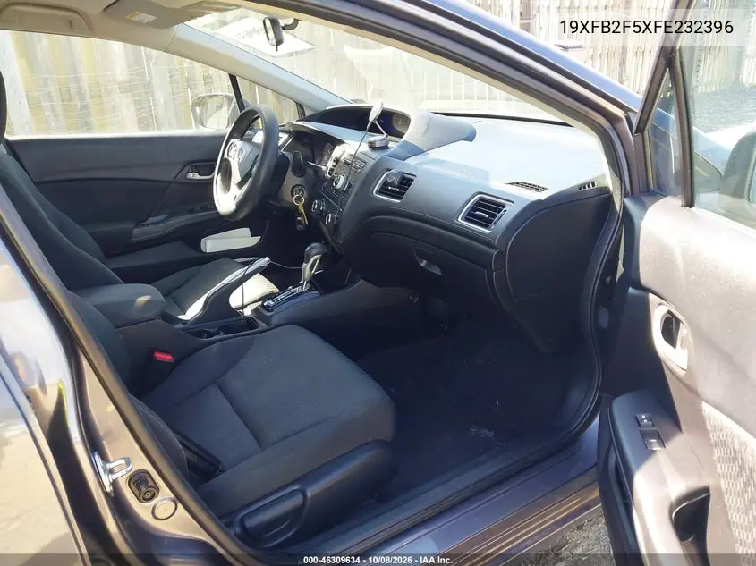 2015 HONDA CIVIC VIN 19XFB2F5XFE232396 — фото 5