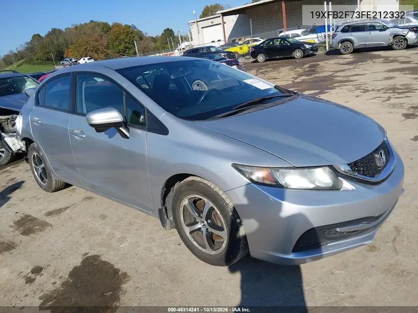 HONDA CIVIC 2015, VIN 19XFB2F73FE212332