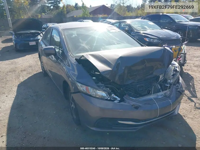 HONDA CIVIC 2015, VIN 19XFB2F79FE292669