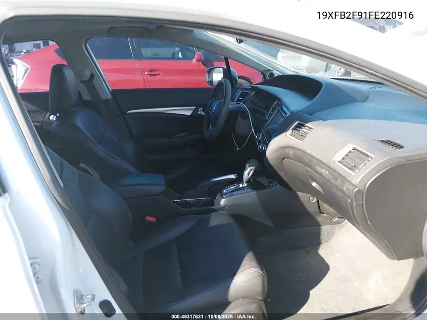 2015 HONDA CIVIC VIN 19XFB2F91FE220916 — фото 5