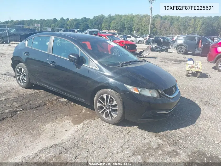 HONDA CIVIC 2015, VIN 19XFB2F87FE225691