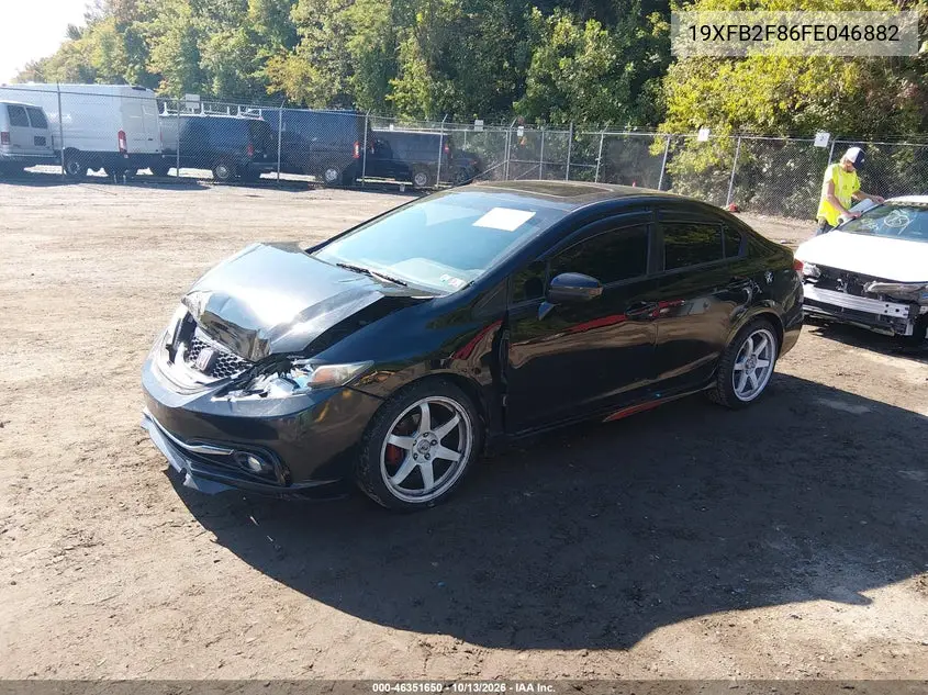 2015 HONDA CIVIC VIN 19XFB2F86FE046882 — фото 2