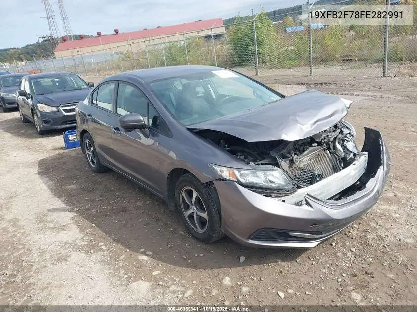 HONDA CIVIC 2015, VIN 19XFB2F78FE282991