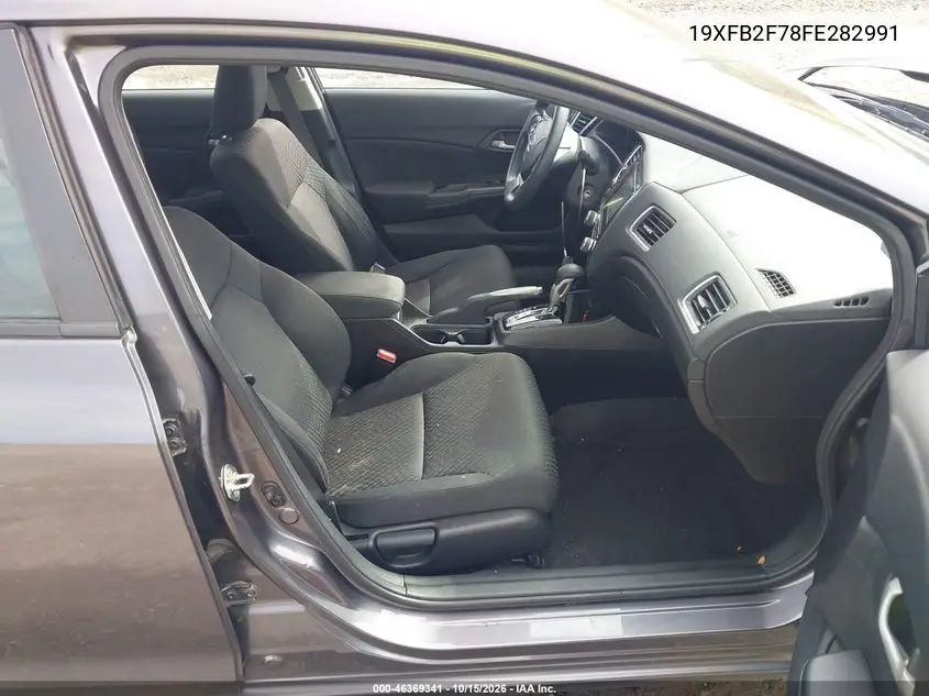 2015 HONDA CIVIC VIN 19XFB2F78FE282991 — фото 5