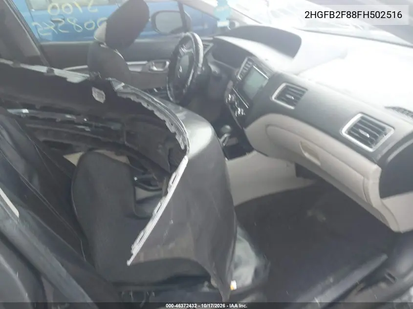 2015 HONDA CIVIC VIN 2HGFB2F88FH502516 — фото 5
